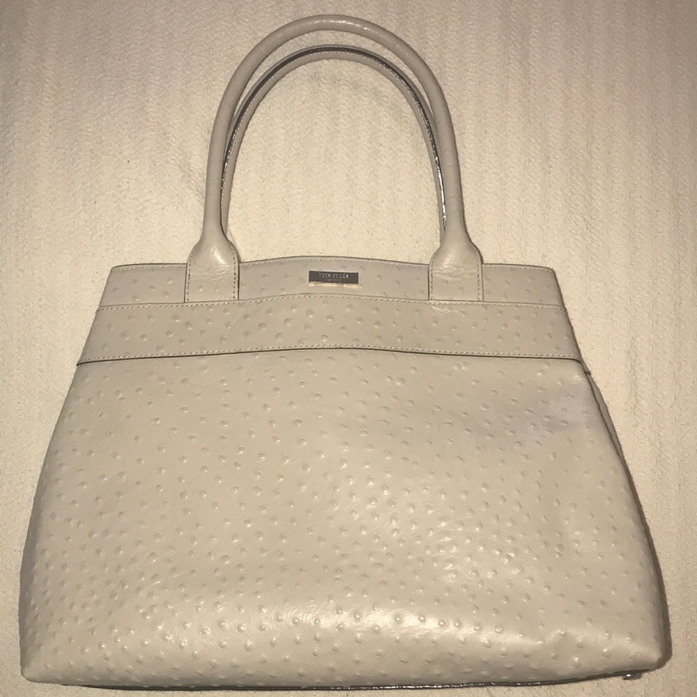 Kate Spade Tan Satchel with Elegant Structure